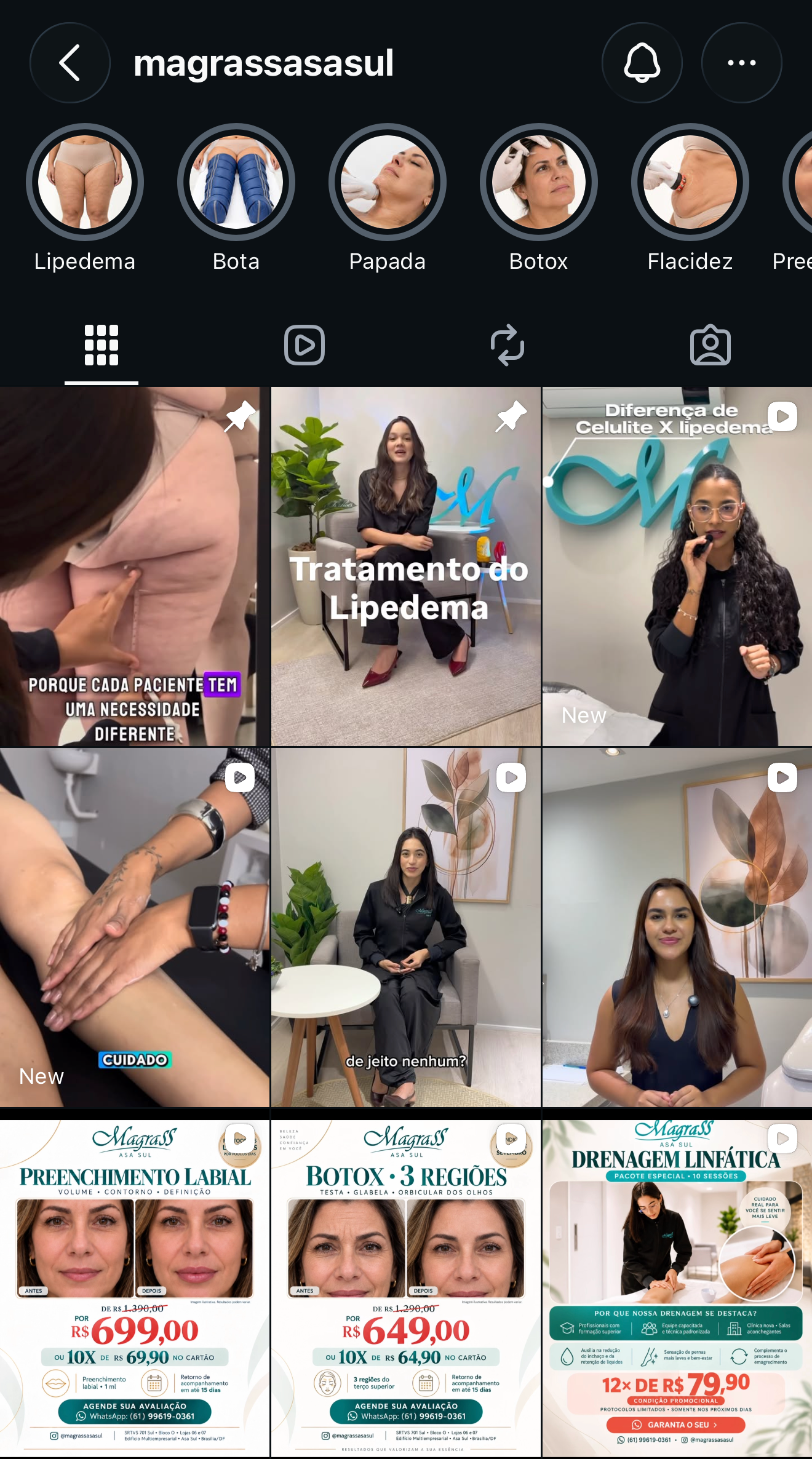 instagran magrass asa sul